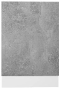 Painel máquina lavar louça 45x3x67cm derivados madeira cinzento