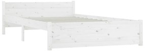 Estrutura de cama com gavetas 150x200cm tamanho King branco