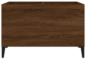 Armário p/ discos 74,5x38x48cm deriv. madeira carvalho castanho