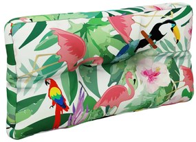 Almofadão para sofá de paletes 70x40x12 cm tecido multicolorido