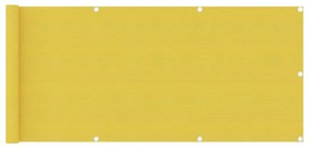 Tela varanda PEAD 75x400 cm amarelo