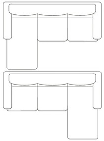 Sofá Secional 3 Lugares Couro Sintético Branco