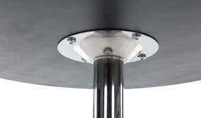 Mesa alta redonda Ø60 x 108 cm Preto