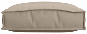 Almofadas de Palete para Assento 4 pcs Taupe 40x40x8 cm em Tecido Oxfo