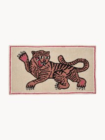 Tapete em lã tufado à mão Pink Tiger