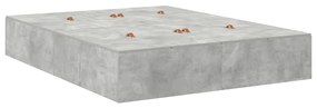 Cama com armazenamento Cinza Betão 135 x 190 cm