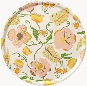 Tabuleiro decorativo artesanal em bétula Hilma