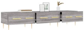 Móvel de TV 150x36x30 cm derivados de madeira cinzento sonoma