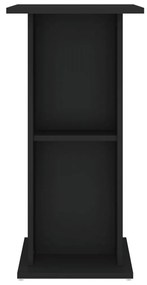 Suporte de aquário 60,5x36x72,5 cm derivados de madeira preto