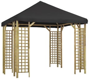 vidaXL Gazebo 3x3 m antracite