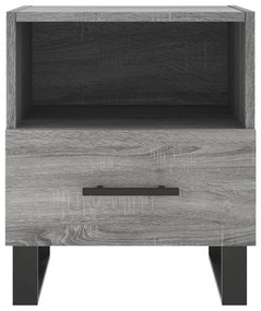 Mesas de cabeceira 2 pcs derivados de madeira sonoma cinza