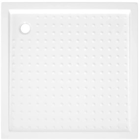 Base de chuveiro com pontos 90x90x4 cm ABS branco