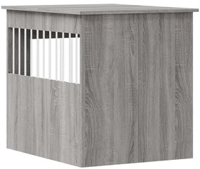 Móvel casota para cão 64,5x80x71 derivados madeira cinza sonoma