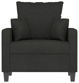 Poltrona 60 cm tecido preto
