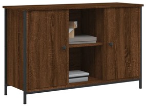 Móvel de TV 100x35x65 cm derivados de madeira carvalho castanho
