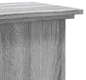 Suporte p/ plantas 33x33x60 cm derivados madeira cinza sonoma