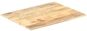 Tampo de mesa madeira de mangueira maciça 15-16 mm 90x70 cm
