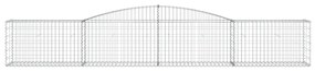 Cesto gabião arqueado 400x50x60/80 cm ferro galvanizado