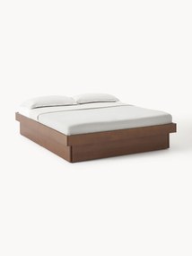 Cama de madeira com gavetas Sato