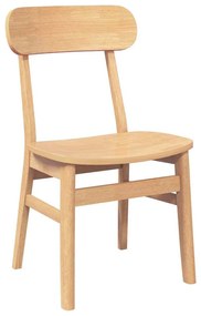 Cadeiras de jantar 2 pcs madeira de seringueira maciça
