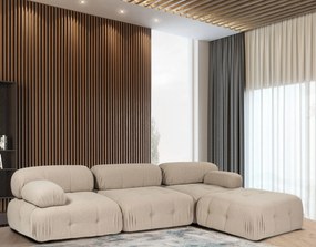 Sofá de Canto Doblo – Pêssego – 300x200 cm