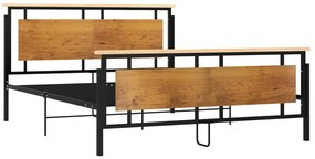 Estrutura de cama 160x200 cm metal