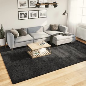 vidaXL Tapete shaggy de pelo alto PAMPLONA 240x340 cm antracite