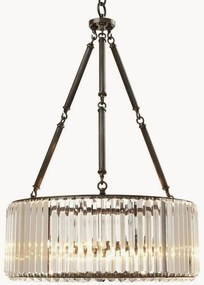Lustre artesanal em vidro de cristal Infinity