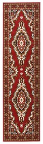 vidaXL Passadeira 80x350 cm polipropileno vermelho oriental