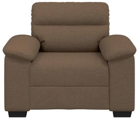 Poltrona 60 cm tecido castanho