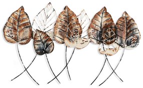 Acessório Decorativo de Parede Casting Leaf – Multicolor – 67 x 112 cm