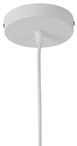 Candeeiro suspenso moderno branco 50cm 3-luzes - Drum Duo