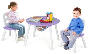 Cadeira de estudo para crianças com altura ajustável e suporte lombar para casa, escola e escritório - Azul