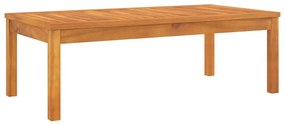 5 pcs conjunto lounge de jardim c/ almofadões acácia maciça