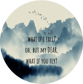 Póster "What if i fall?"
