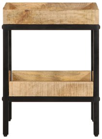 Mesa de Apoio 35x35x45 cm Madeira Sólida de Mangueira