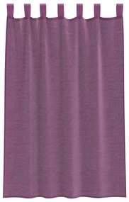 Cortinas de voile com laços 2 pcs roxo 140x175 cm