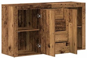 Buffet Madeira antiga Madeira recuperada maciça 120 x 36 x 69 cm