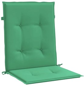 Almofadões lombares p/ cadeiras de jardim 4pcs oxford verde