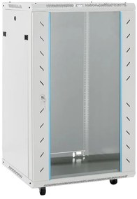 Armário bastidor 15U 19" IP20 60x60x100 cm cinzento