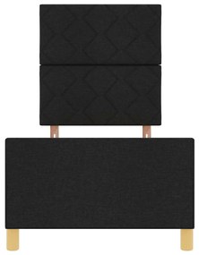 Cama vidaXL Preta 80x200 cm em Tecido