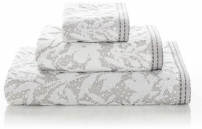 3 toalhas de banho 100% algodão - MIX de SOREMA: Cinza / Prata