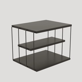 Mesa de Apoio Lifon – Antracite e Preto – 50 cm x 33 cm x 40 cm