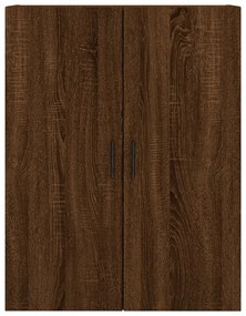 Armários de parede 2 pcs 69,5x34x90 cm carvalho castanho