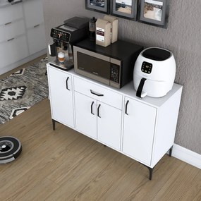 Armário Multiusos JE136 – Branco – 120x78,6x40 cm