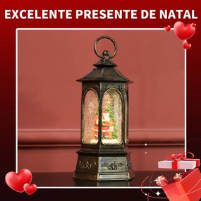 Bola de Neve Farol de Neve com Música e Luzes Globo de Neve com Pai Na
