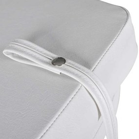 Assentos barco 2 pcs encosto dobrável azul/branco 41x36x48 cm