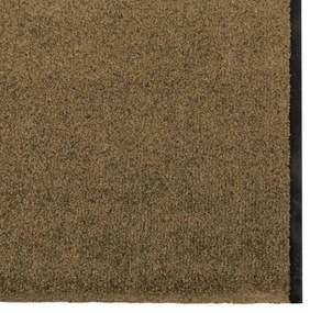 Capacho Lavável Castanho 120x350 cm