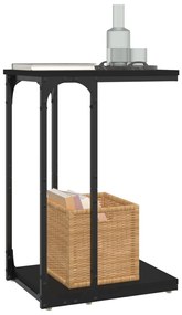 Mesa de apoio 40x30x60 cm derivados de madeira preto