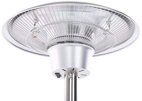 Aquecedor de jardim elétrico prateado 1500 W ASKJA Beliani
